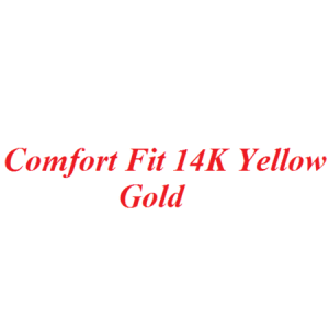 Comfort Fit 14K Yellow Gold
